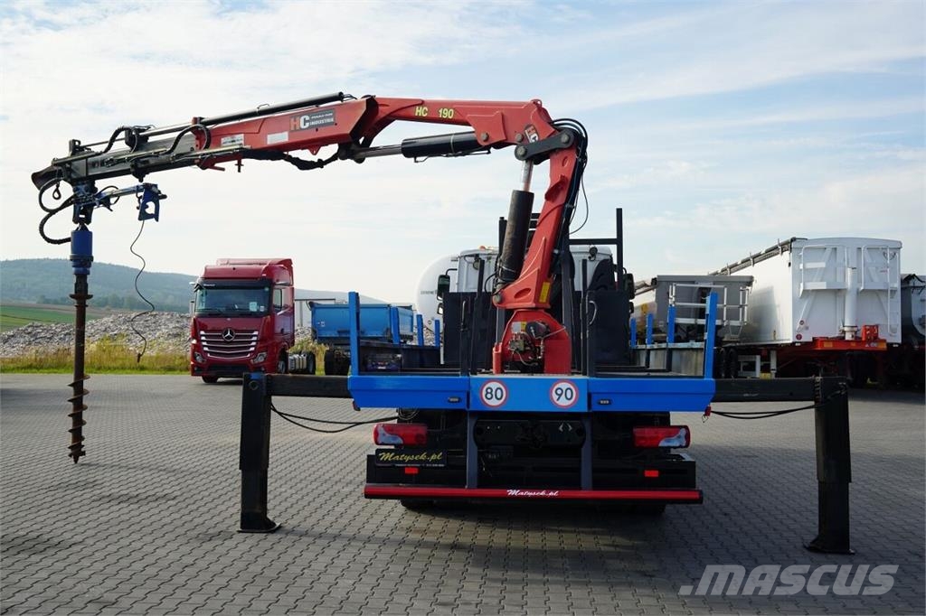 MAN TGM 15 .290 / HDS HC 190 + WIERTŁO / WIERTNICA / Gradbeništvo - drugo