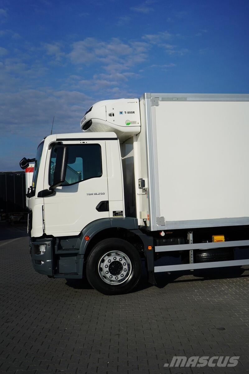 MAN TGM / 18.250 / ACC / EURO 6 / CHŁODNIA + WINDA / 1 شاحنات بدرجة حرارة قابلة للضبط