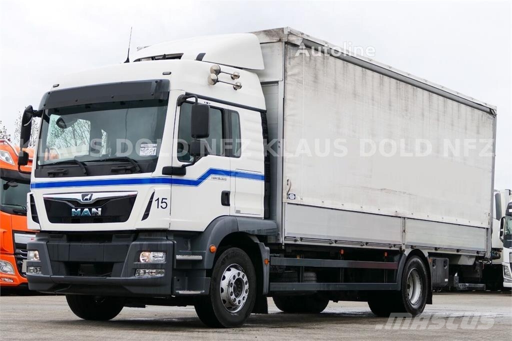 MAN TGM 18.320 Curtainsider Truck / Tail Lift / Rear C Camión con caja abierta