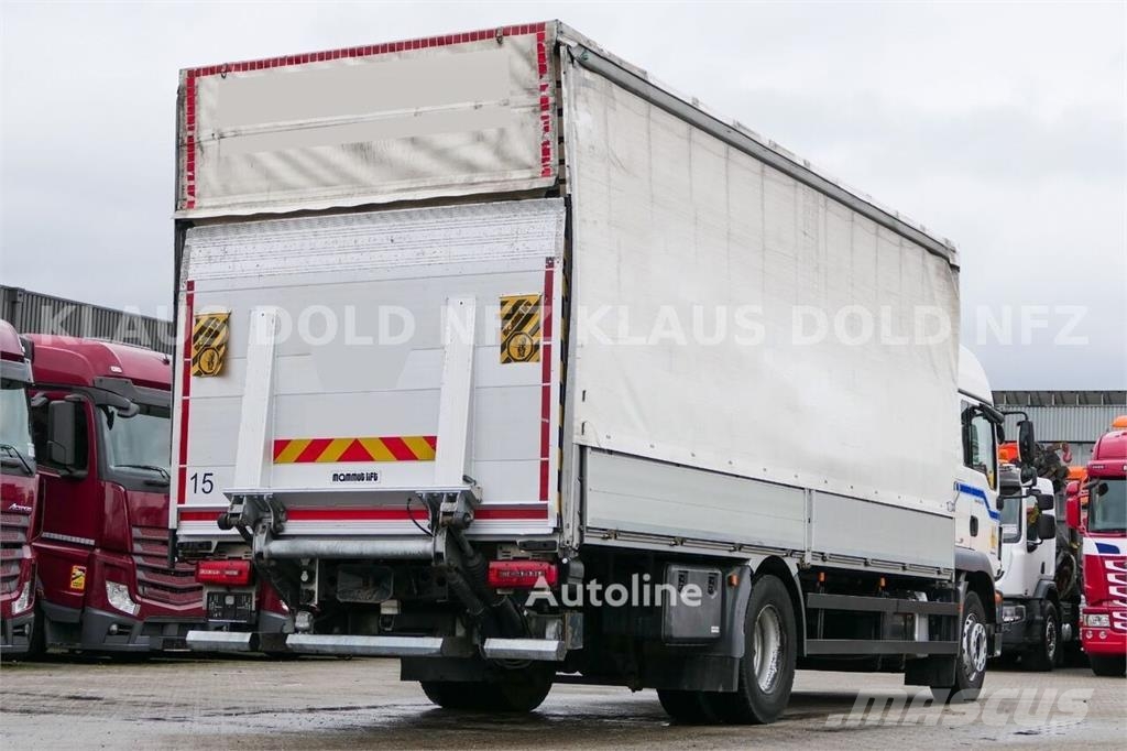 MAN TGM 18.320 Curtainsider Truck / Tail Lift / Rear C Camión con caja abierta