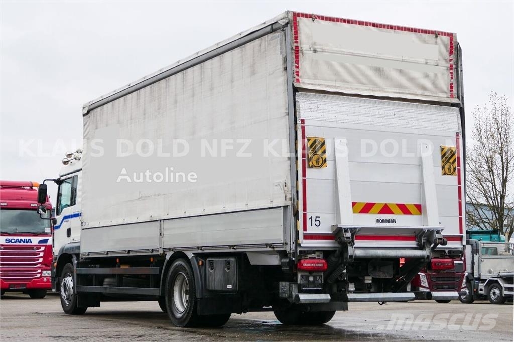 MAN TGM 18.320 Curtainsider Truck / Tail Lift / Rear C Camión con caja abierta