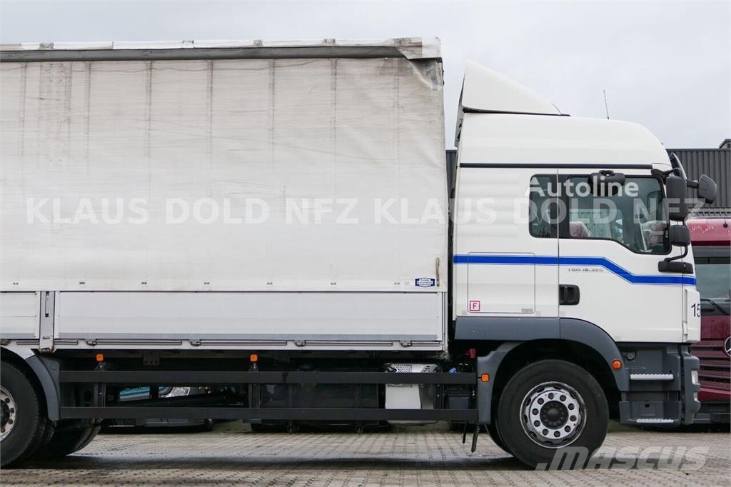 MAN TGM 18.320 Curtainsider Truck / Tail Lift / Rear C Camión con caja abierta