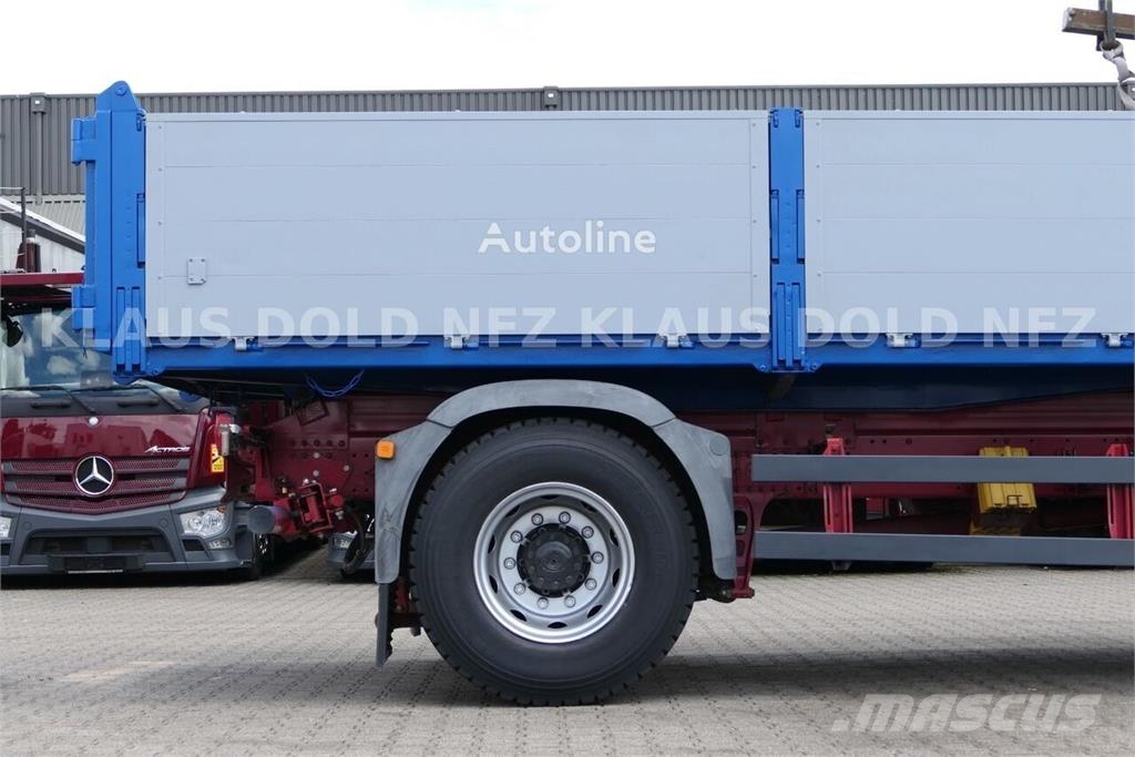 MAN TGM 18.330 Tiper Truck / HIAB Crane / Radio Remote Самосвал