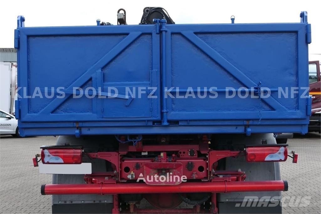 MAN TGM 18.330 Tiper Truck / HIAB Crane / Radio Remote Самосвал