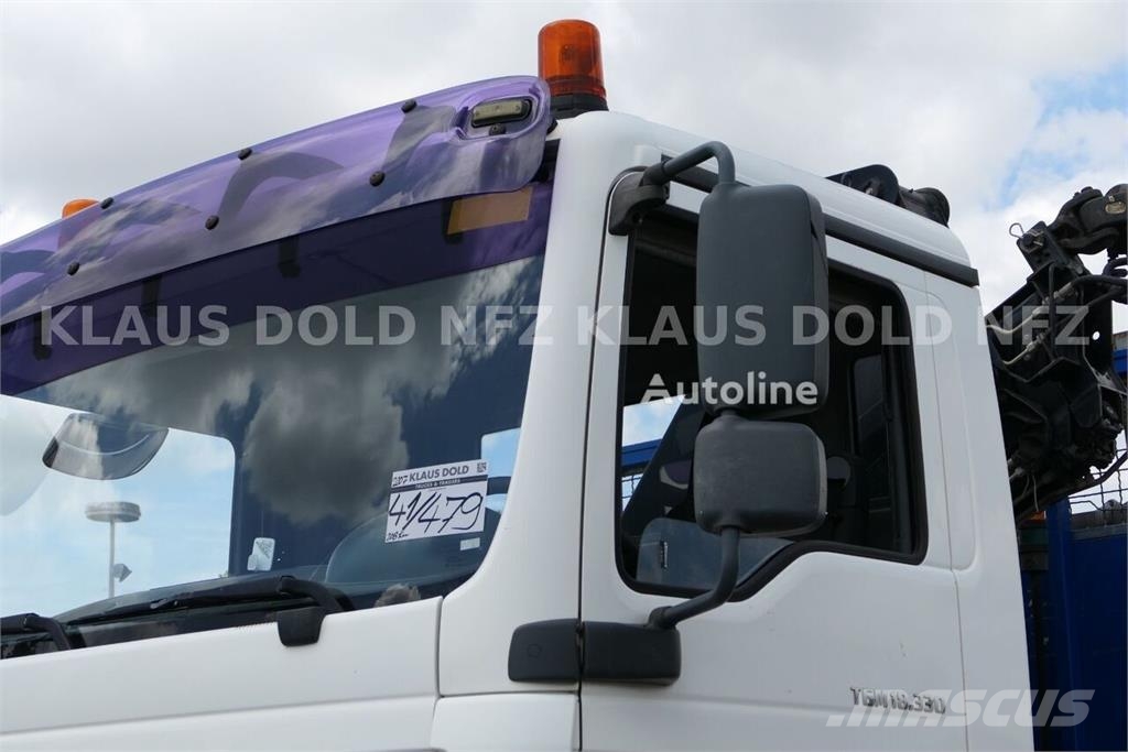 MAN TGM 18.330 Tiper Truck / HIAB Crane / Radio Remote Самосвал