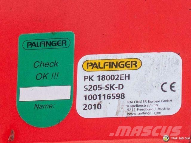 MAN TGM 18.340 4x4 PALFINGER PK 18002 CRANE WINCH Camiones de cama baja
