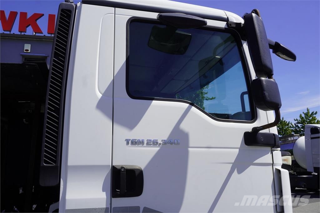 MAN TGM 26.340 6x2 E6 / Hydrolift hooklift Камиони с кран с кука