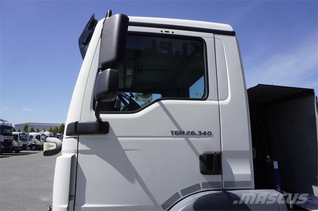 MAN TGM 26.340 6x2 E6 / Hydrolift hooklift Камиони с кран с кука