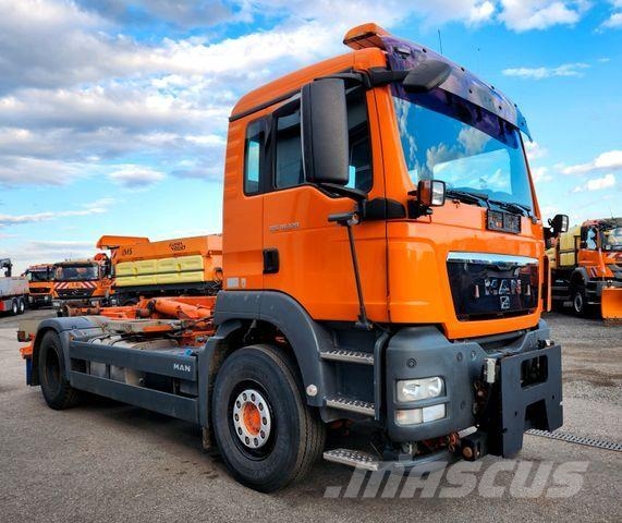 MAN TGS 18.320 EEV Hyva Abroll Winterdienst Camiones elevadores de gancho