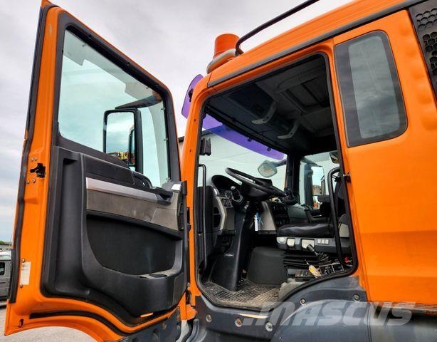 MAN TGS 18.320 4x4 BL HIAB XS 111 Kran Winterdienst Damperli kamyonlar