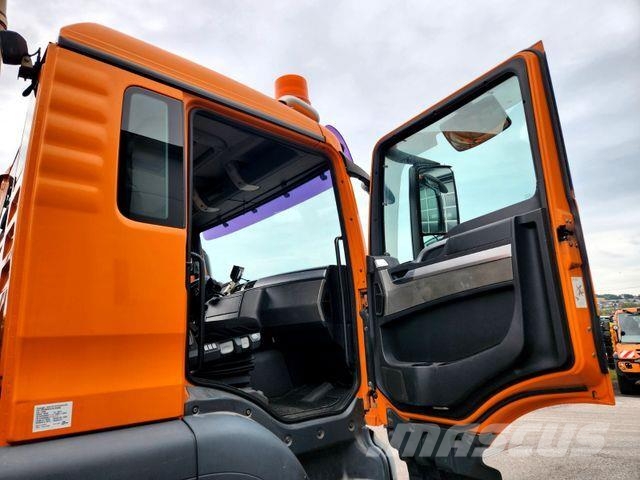 MAN TGS 18.320 4x4 BL HIAB XS 111 Kran Winterdienst Damperli kamyonlar