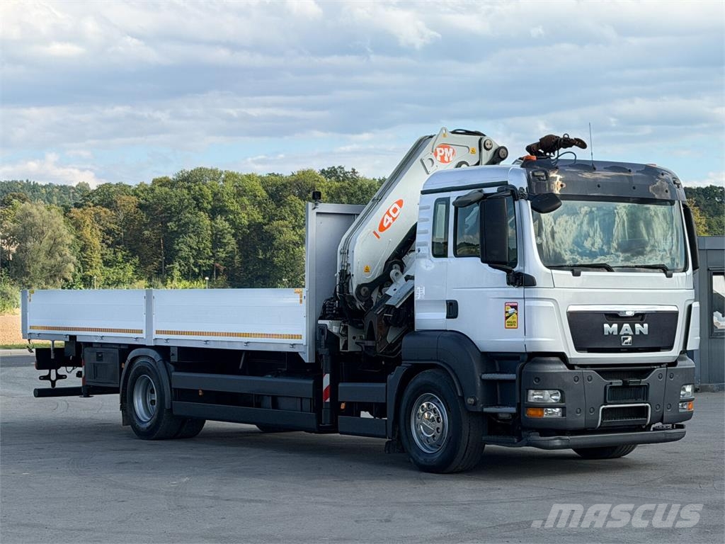 MAN TGS 18.320 Platós / Ponyvás teherautók