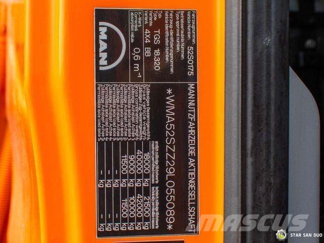MAN TGS 18.320 4x4 Meiller three-way tipper Kiper kamioni