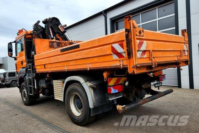 MAN TGS 18.320 4x4 BL HIAB XS 111 Kran Winterdienst Damperli kamyonlar