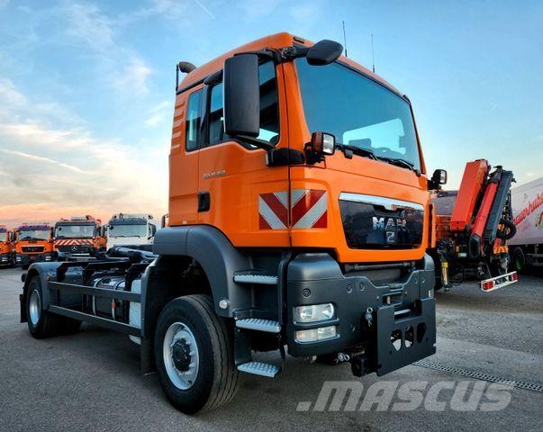 MAN TGS 18.360 4x4 BL Euro5 Winterdienst Meiller Treileri ar āķi