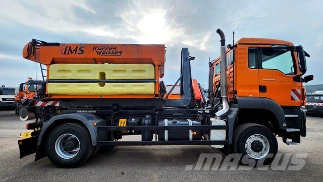 MAN TGS 18.360 4x4 BL Euro5 Winterdienst Meiller Treileri ar āķi