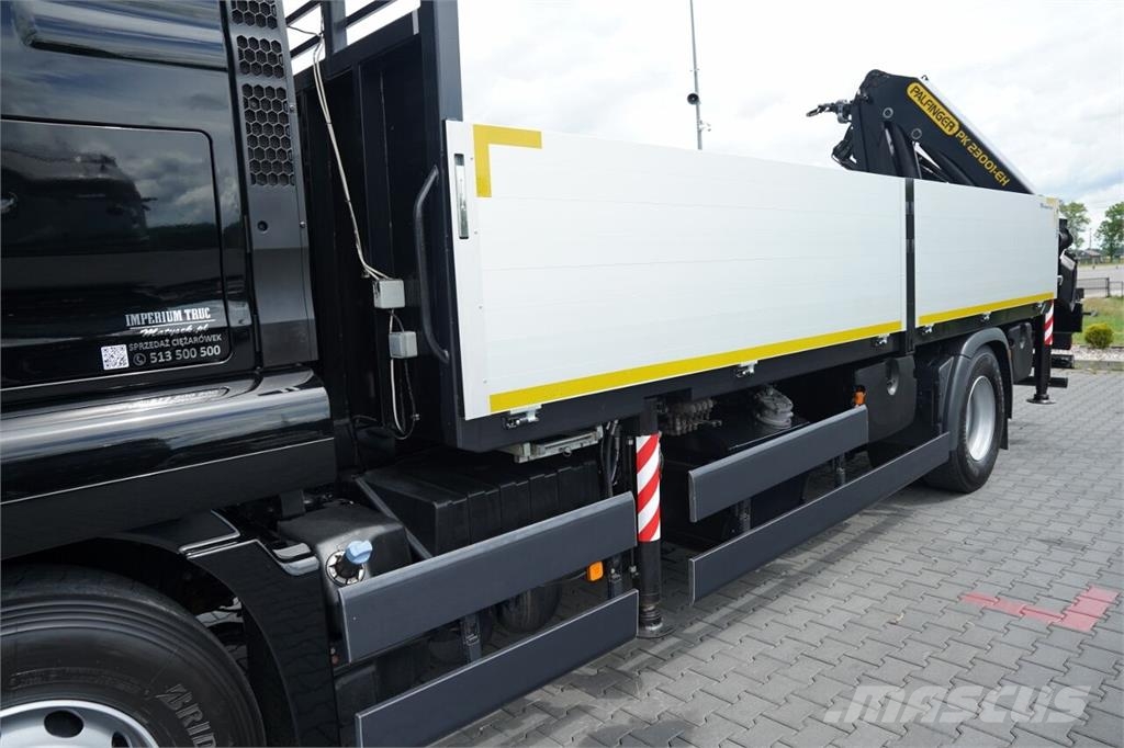 MAN TGS 18.460 / 4X2 / BURTOWA / HDS PALFINGER PK 2300 شاحنات مسطحة/مفصلية الجوانب