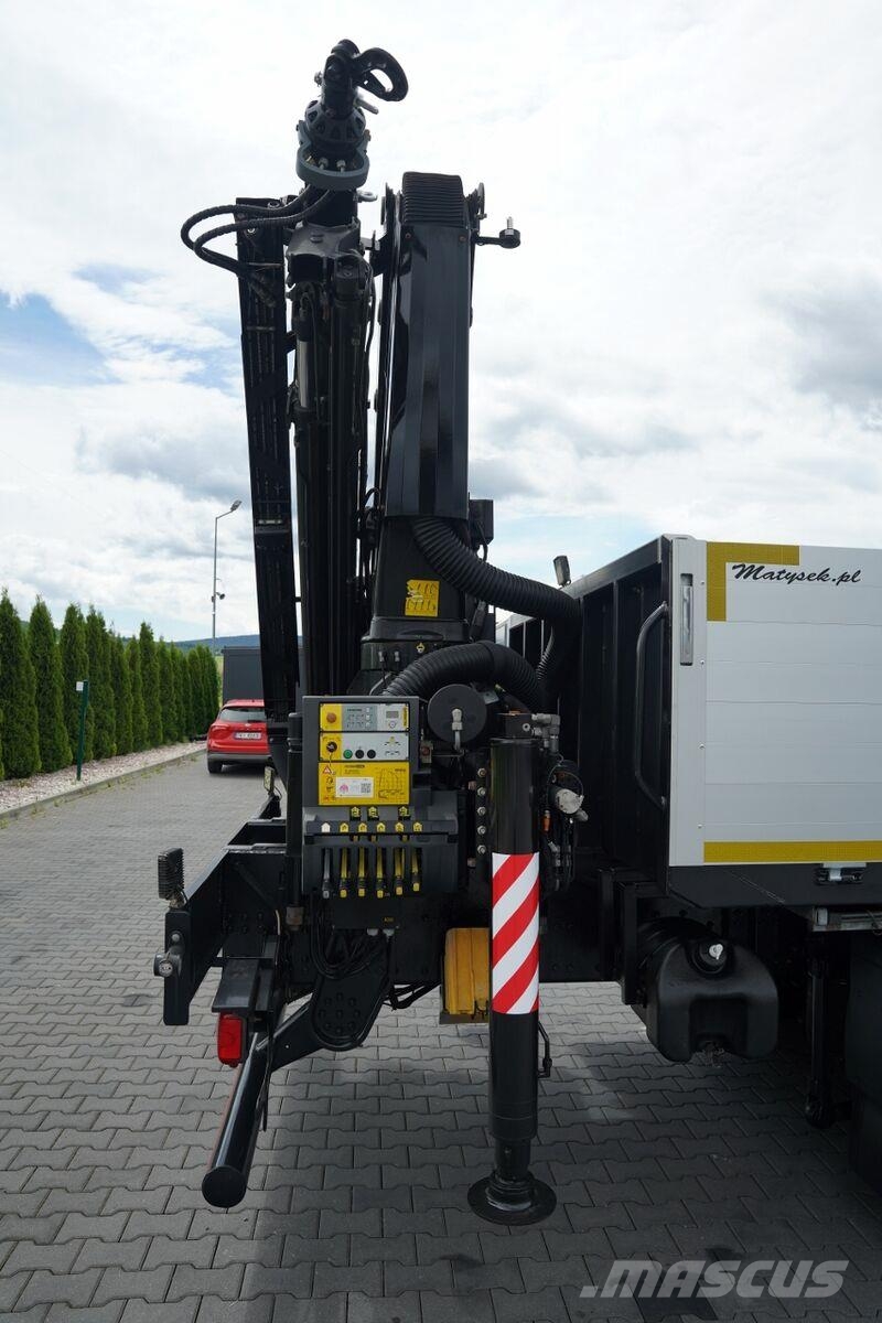 MAN TGS 18.460 / 4X2 / BURTOWA / HDS PALFINGER PK 2300 شاحنات مسطحة/مفصلية الجوانب