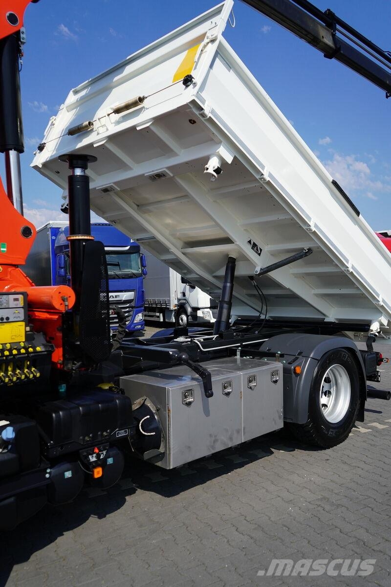 MAN TGS / 18.480 / E 6 / 4 X 4 / WYWROTKA + HDS / PALF Bañeras basculantes usadas