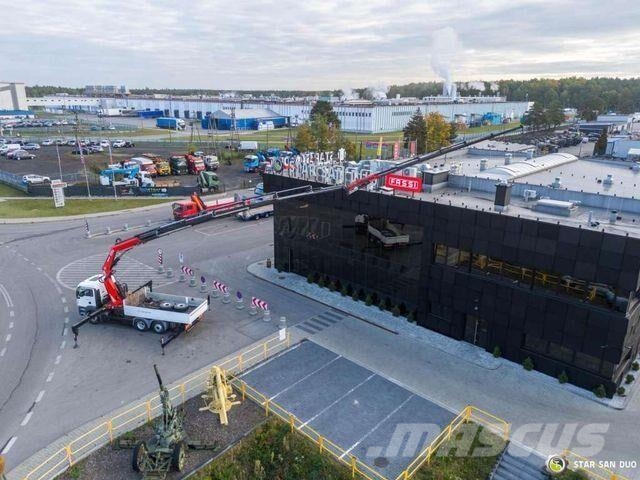 MAN TGS 26.320 6x2 FASSI F660AXP.27 Crane Fly Jib Kamioni sa otvorenim sandukom