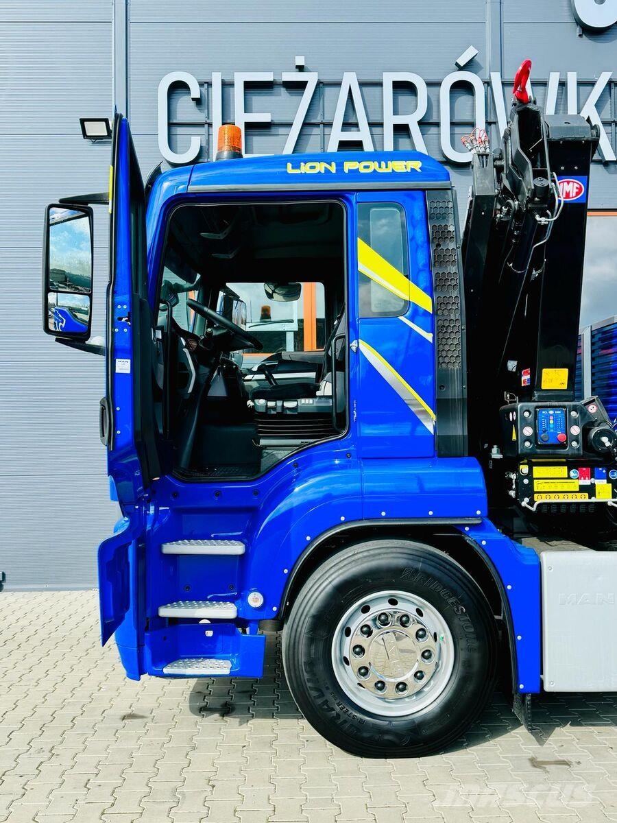 MAN TGS 26.360 平板式/側卸式卡車