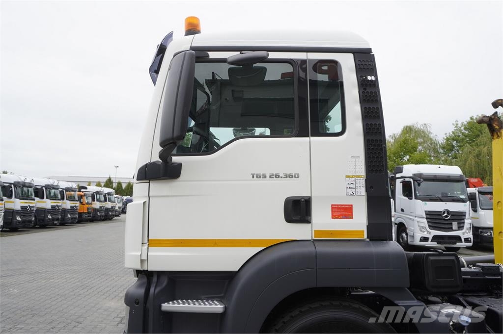 MAN TGS 26.360 6x4 BB / 160 tho. km / Palfinger hookli Camiones polibrazo