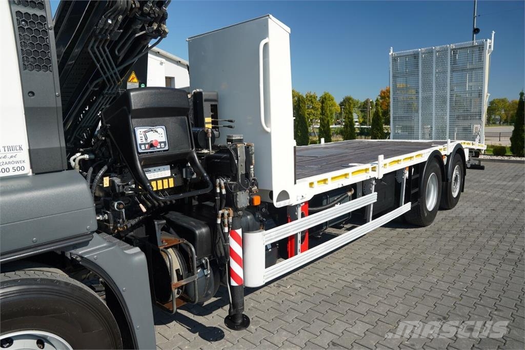 MAN TGS 26.360 / 6x2 / LAWETA - 7,5 M / HDS HIAB 166 B Vlečna vozila za tovornjake