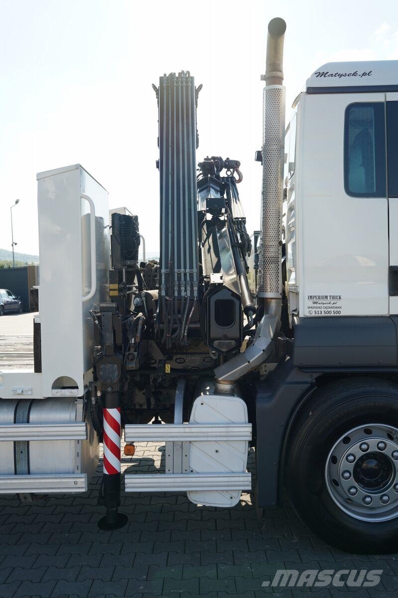 MAN TGS 26.360 / 6x2 / LAWETA - 7,5 M / HDS HIAB 166 B Vlečna vozila za tovornjake