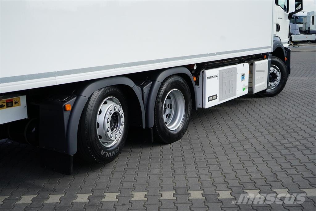 MAN TGS / 26.360 / ACC / EURO 6 / CHŁODNIA + WINDA / 1 Skapbiler Frys/kjøl/varme