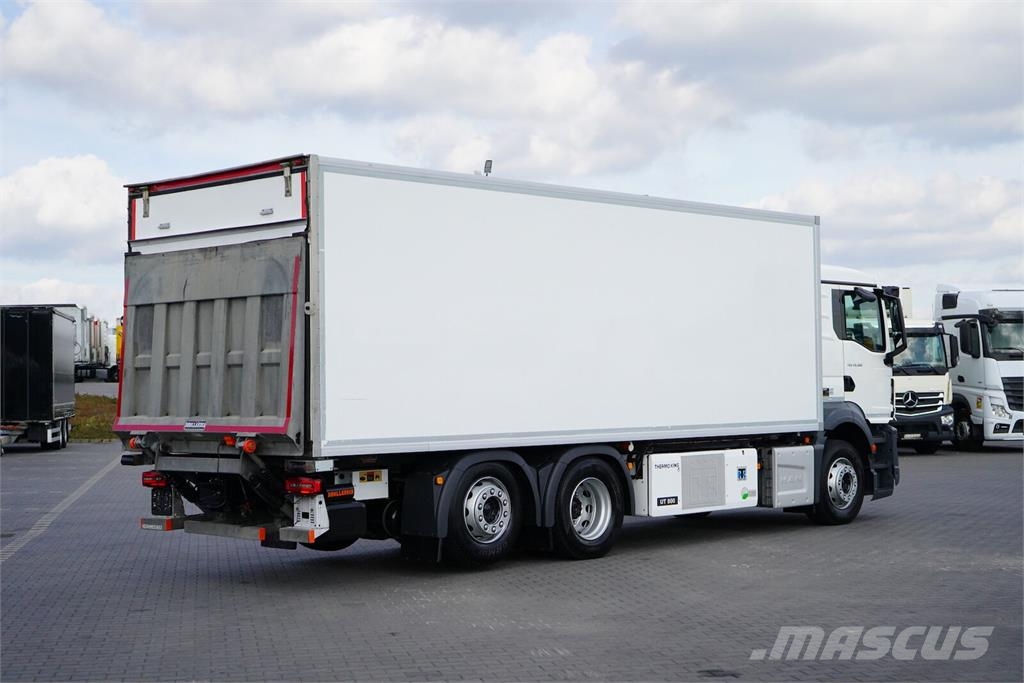 MAN TGS / 26.360 / ACC / EURO 6 / CHŁODNIA + WINDA / 1 Skapbiler Frys/kjøl/varme