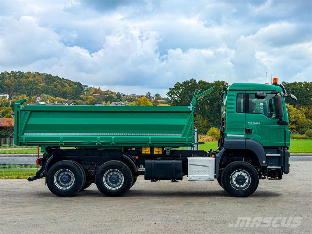 MAN TGS 26.360* KIPPER 4,90 * 6x6 * TOPZUSTAND Wywrotki