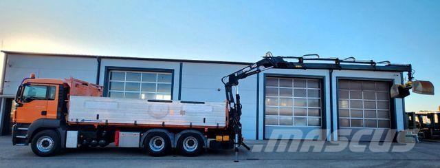 MAN TGS 26.400 6x4 BL HIAB 144 ES-3 Kran Funk Euro5 Самосвал