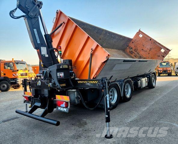 MAN TGS 26.400 6x4 BL HIAB 144 ES-3 Kran Funk Euro5 Самосвал