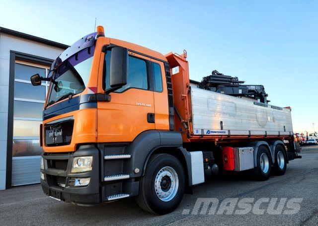 MAN TGS 26.400 6x4 BL HIAB 144 ES-3 Kran Funk Euro5 Самосвал