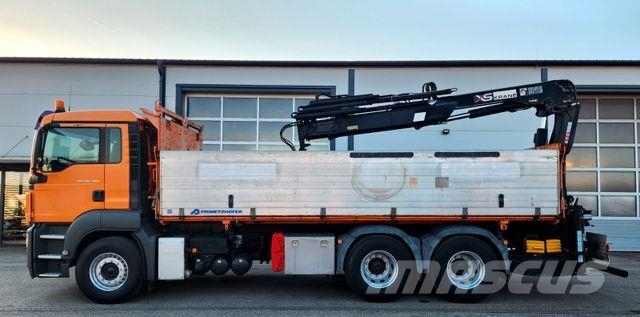 MAN TGS 26.400 6x4 BL HIAB 144 ES-3 Kran Funk Euro5 Самосвал