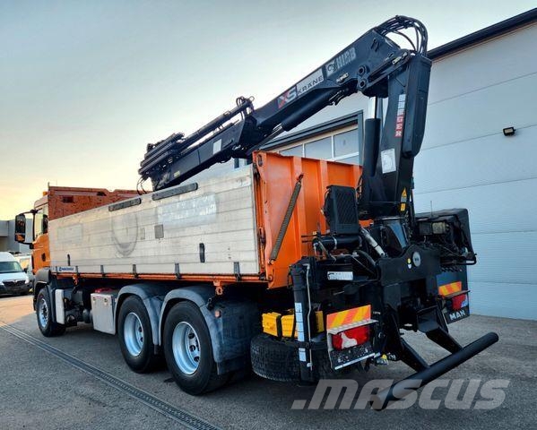MAN TGS 26.400 6x4 BL HIAB 144 ES-3 Kran Funk Euro5 Самосвал