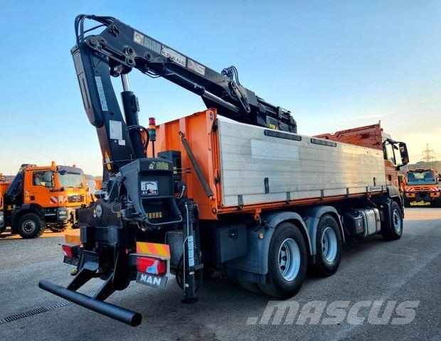 MAN TGS 26.400 6x4 BL HIAB 144 ES-3 Kran Funk Euro5 Самосвал