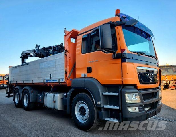 MAN TGS 26.400 6x4 BL HIAB 144 ES-3 Kran Funk Euro5 Самосвал