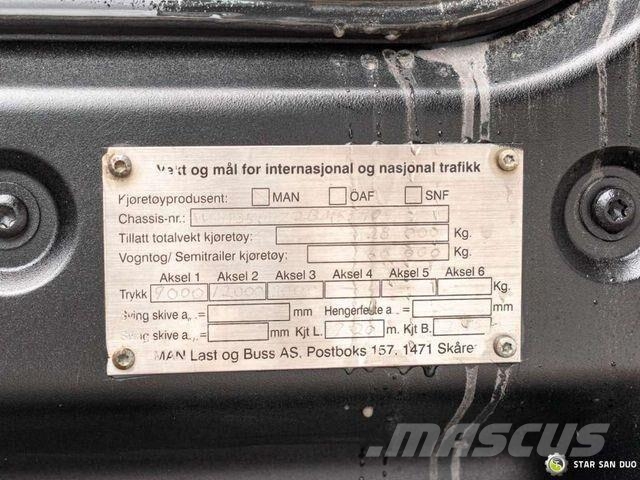 MAN TGS 26.400 6x4H Palfinger PK 34002 crane Kippe Camion benne