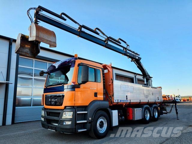MAN TGS 26.400 6x4 BL HIAB 144 ES-3 Kran Funk Euro5 Самосвал