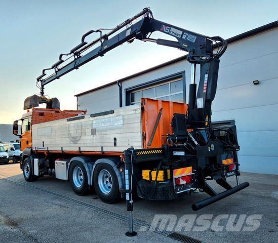 MAN TGS 26.400 6x4 BL HIAB 144 ES-3 Kran Funk Euro5 Самосвал