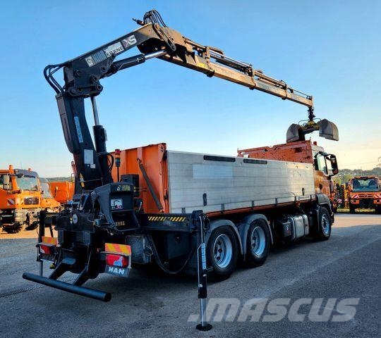 MAN TGS 26.400 6x4 BL HIAB 144 ES-3 Kran Funk Euro5 Самосвал