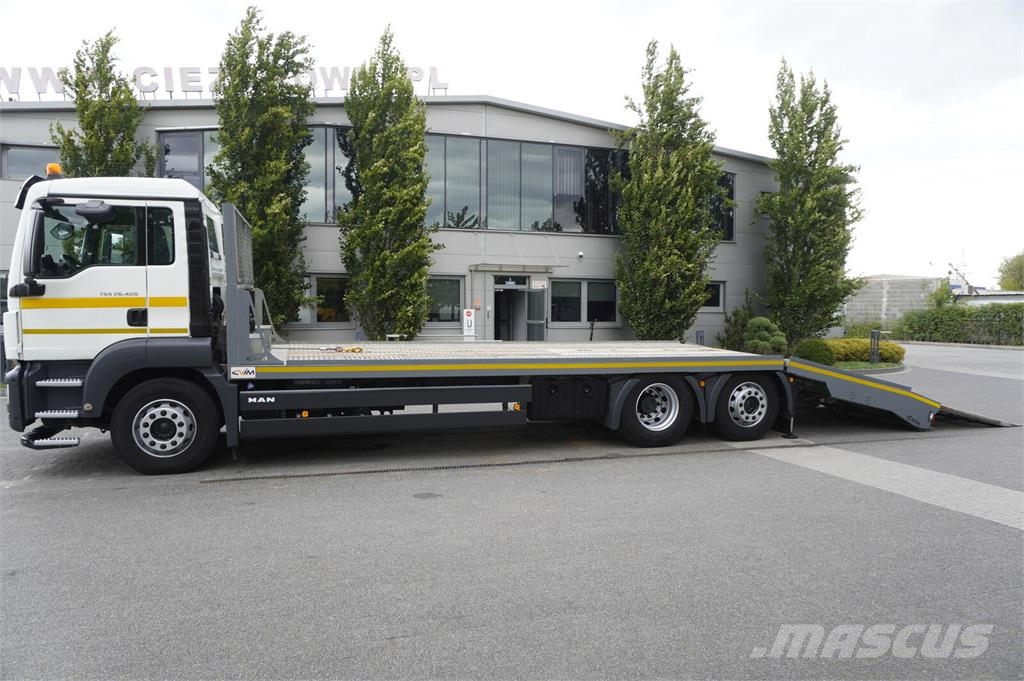 MAN TGS 26.420 6x2 / CVIM Tepematic 14t tow truck / St Camiones portacoches