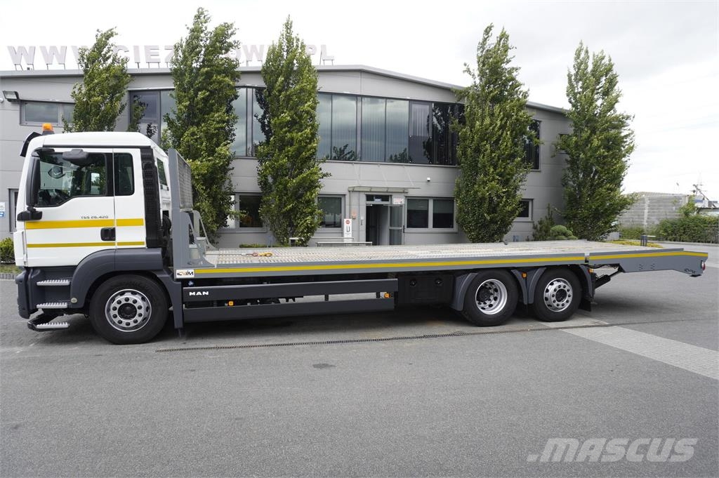 MAN TGS 26.420 6x2 / CVIM Tepematic 14t tow truck / St Camiones portacoches