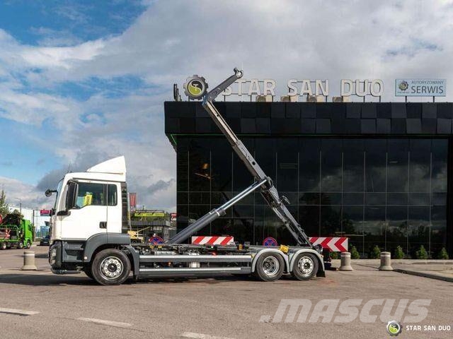 MAN TGS 26.420 6x2 Meiller Rs 21.70 Hooklift Camion ampliroll