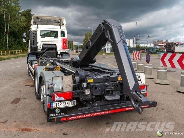 MAN TGS 26.420 6x2 Meiller Rs 21.70 Hooklift Camion ampliroll