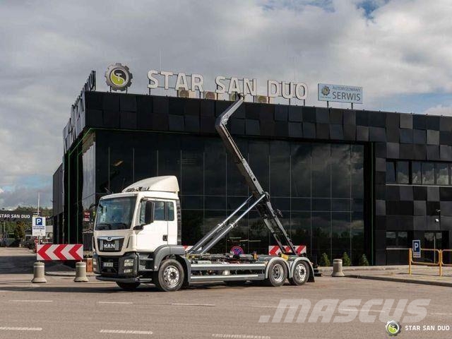 MAN TGS 26.420 6x2 Meiller Rs 21.70 Hooklift Camion ampliroll