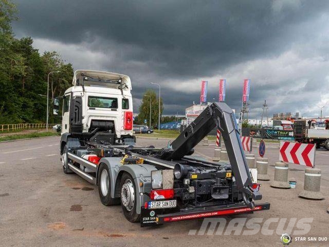 MAN TGS 26.420 6x2 Meiller Rs 21.70 Hooklift Camion ampliroll