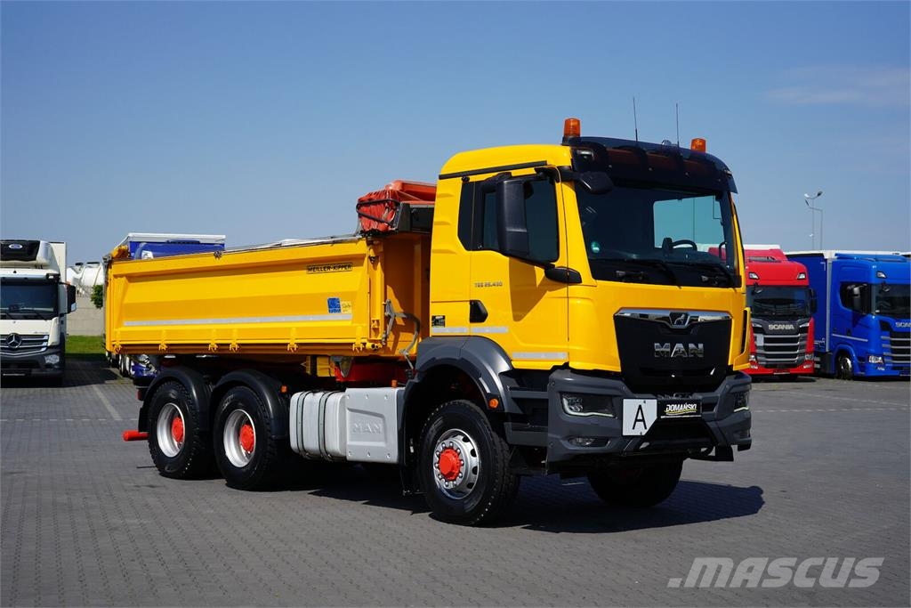 MAN TGS / 26.430 / EURO 6 / WYWROTKA / 6 X 6 / HYDROBU Bañeras basculantes usadas