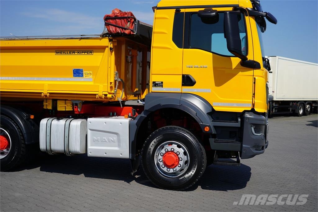 MAN TGS / 26.430 / EURO 6 / WYWROTKA / 6 X 6 / HYDROBU Bañeras basculantes usadas
